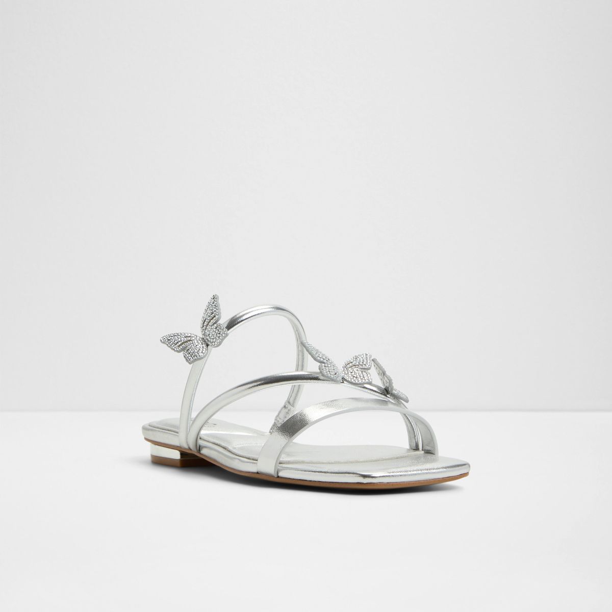 ALDO - Sandalia Mujer Plateado Aldo