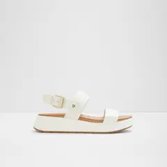 ALDO - Silyia Sandalia Mujer Cuero Blanco