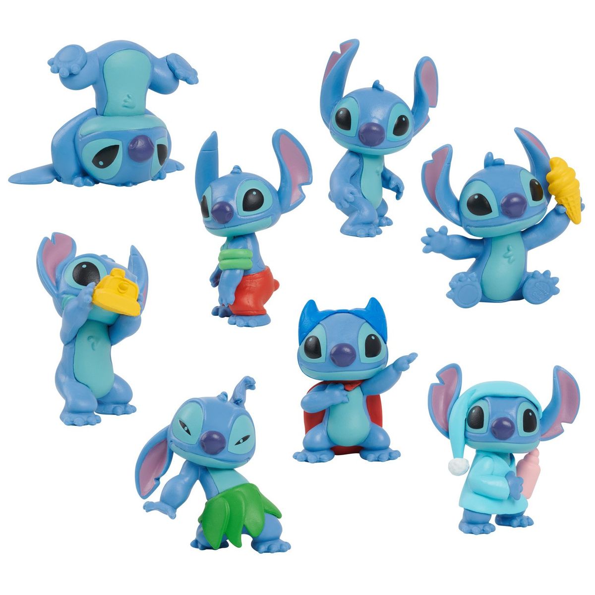 LILO & STITCH - Set De 8 Figuras Stich Lilo & Stitch