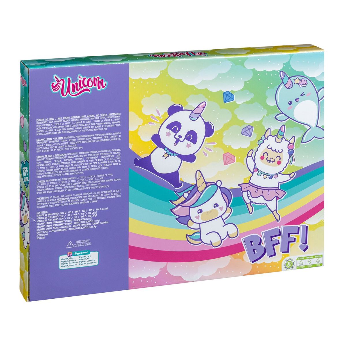 GELATTI - Set Maquillaje Unicorn Gelatti