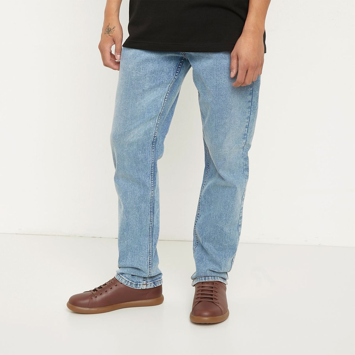 CAMPER - Zapato Hombre Pelotas Soller Marrón Cuero Camper