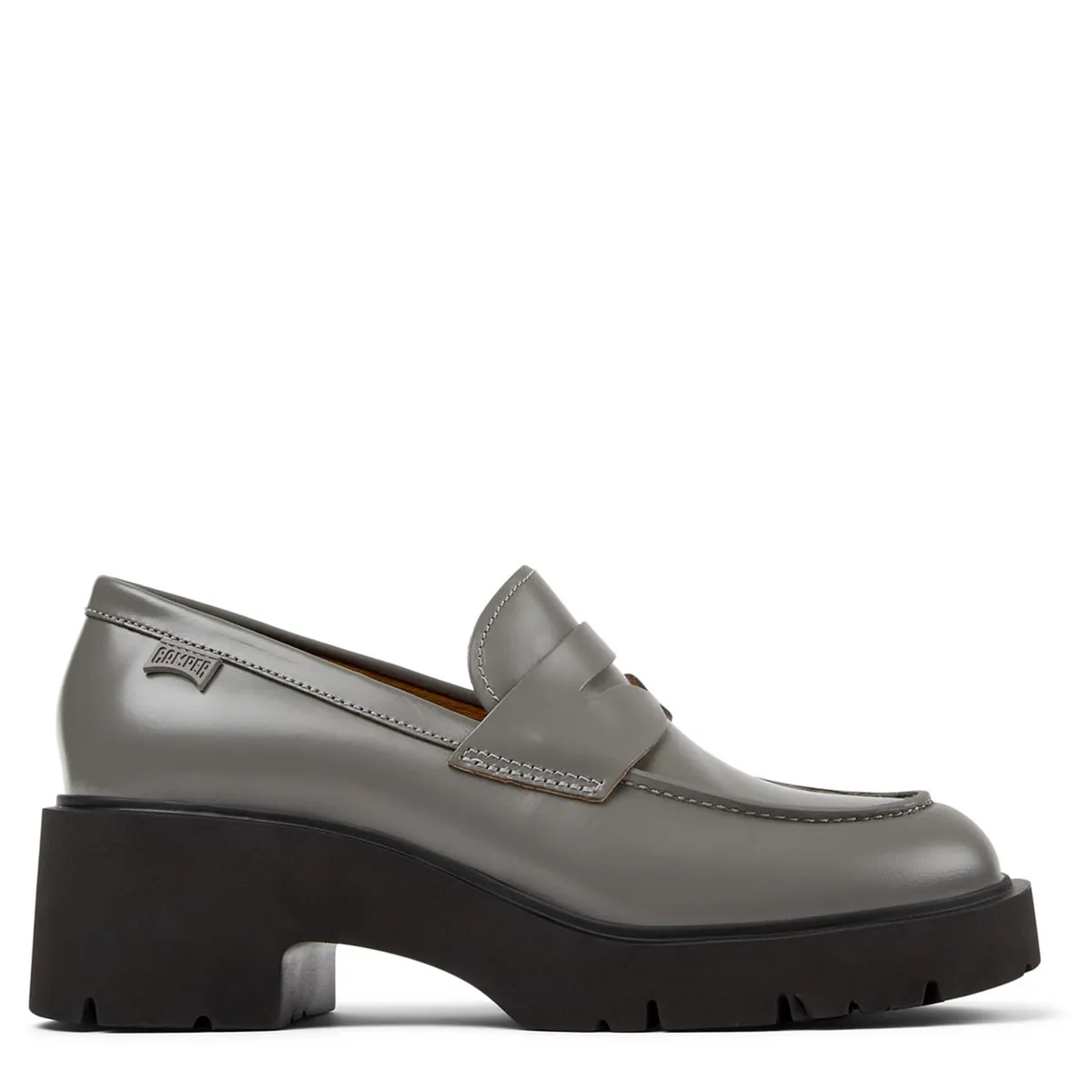 CAMPER - Zapato Casual Mujer Cuero Gris Camper