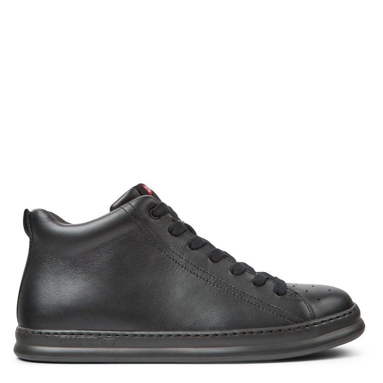 Bota Hombre Cuero Negro