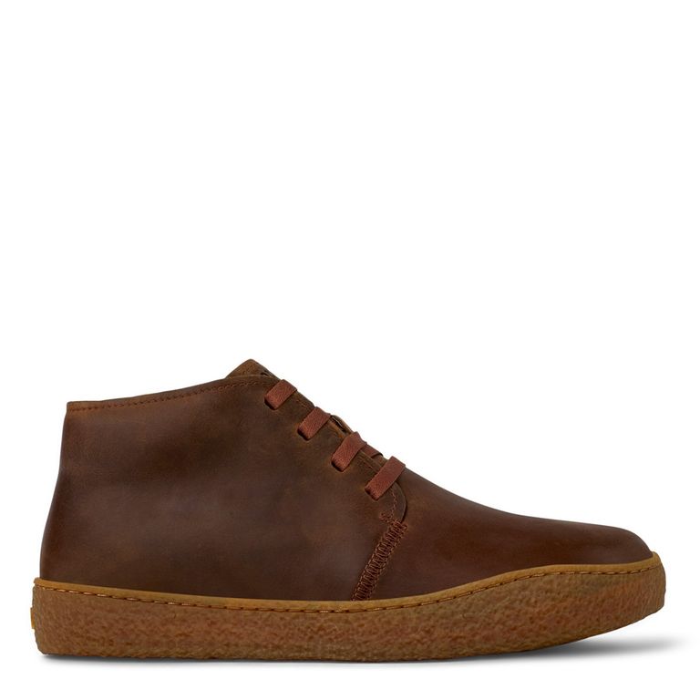 Botines Hombre Peu Terreno Café Cuero