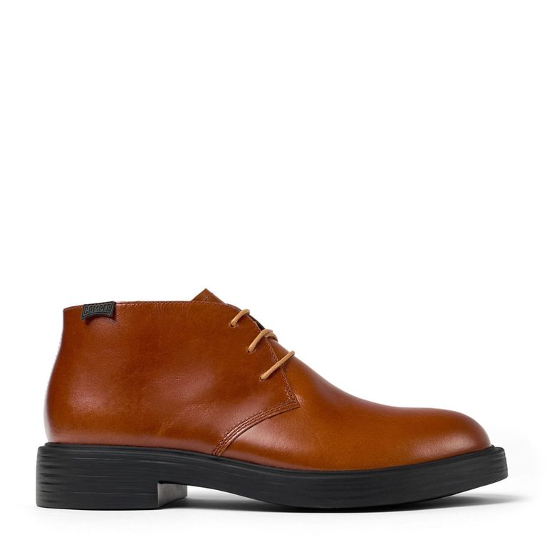 Bota Hombre Cuero Café