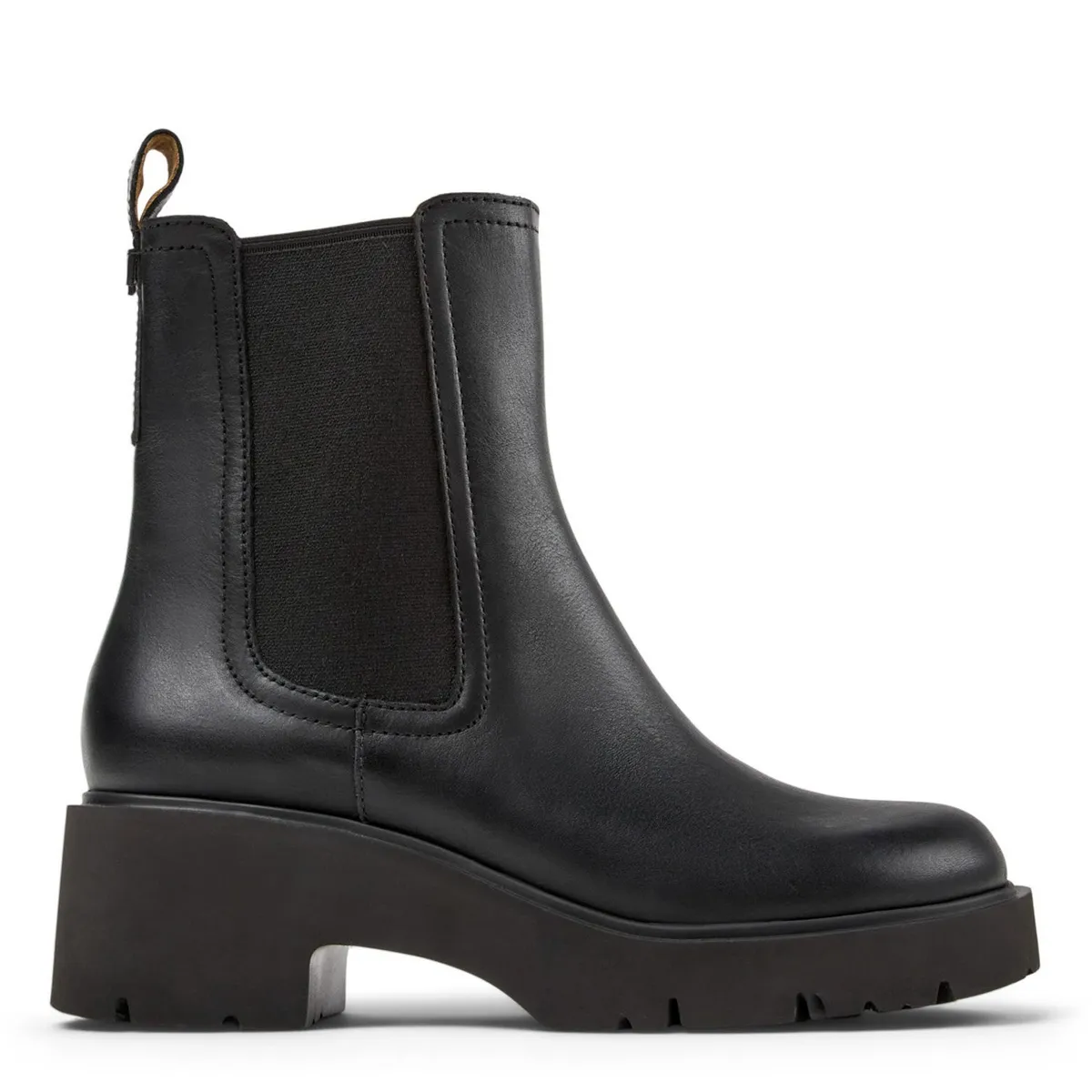 CAMPER - Botín Mujer Cuero Negro Camper