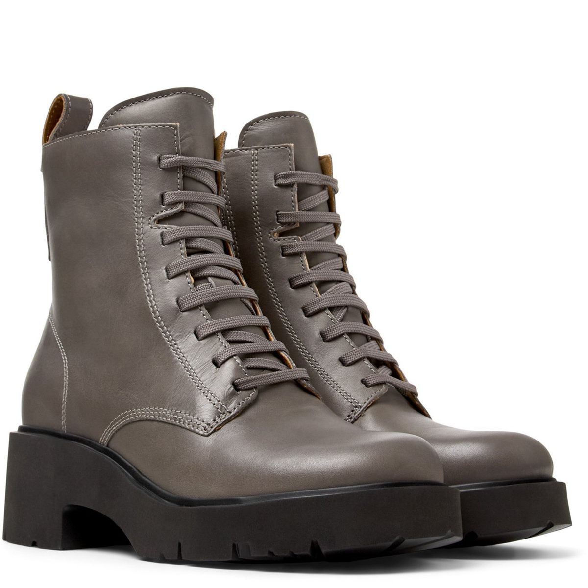 CAMPER - Botín Mujer Cuero Gris Camper