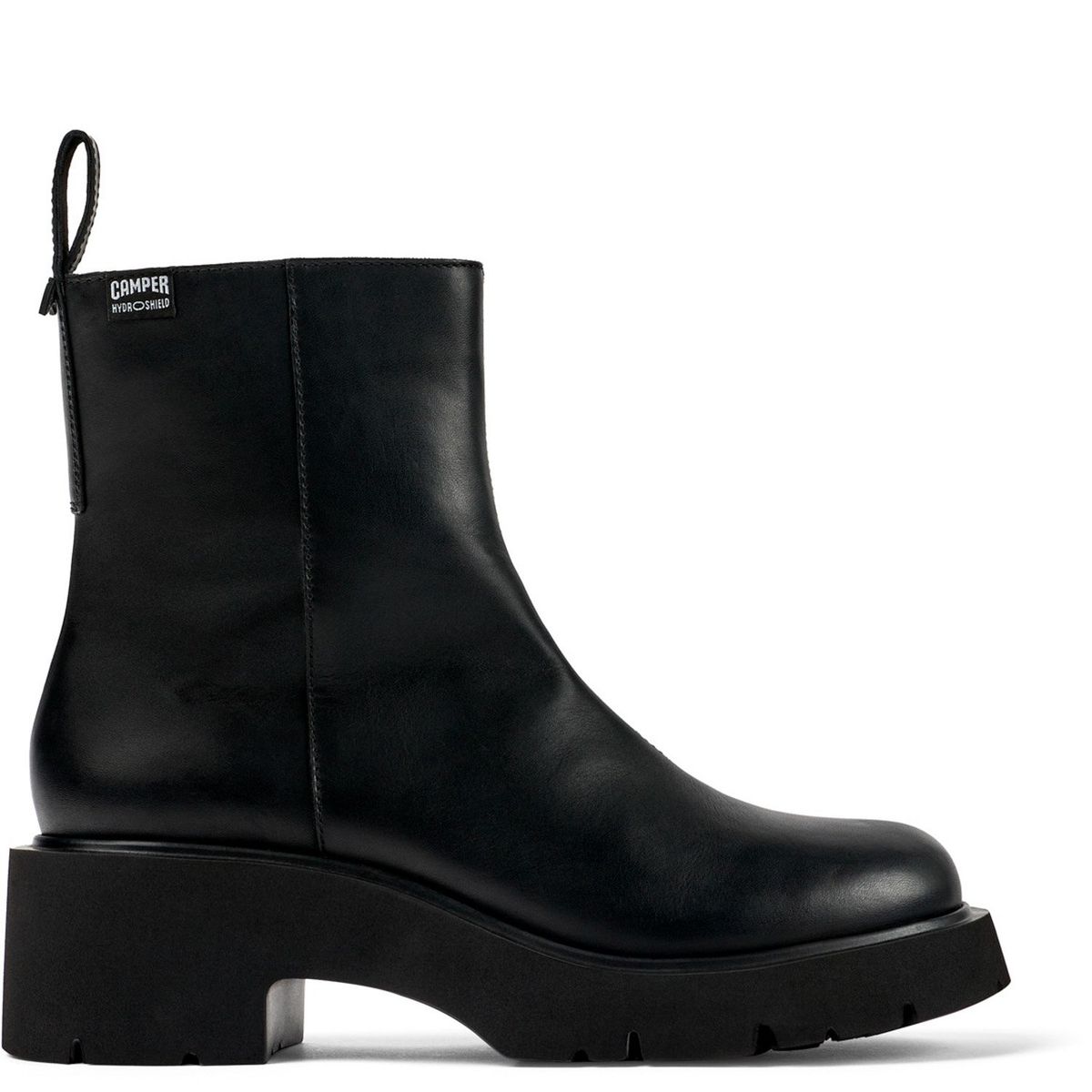 CAMPER - Botín Cuero Negro Mujer Camper