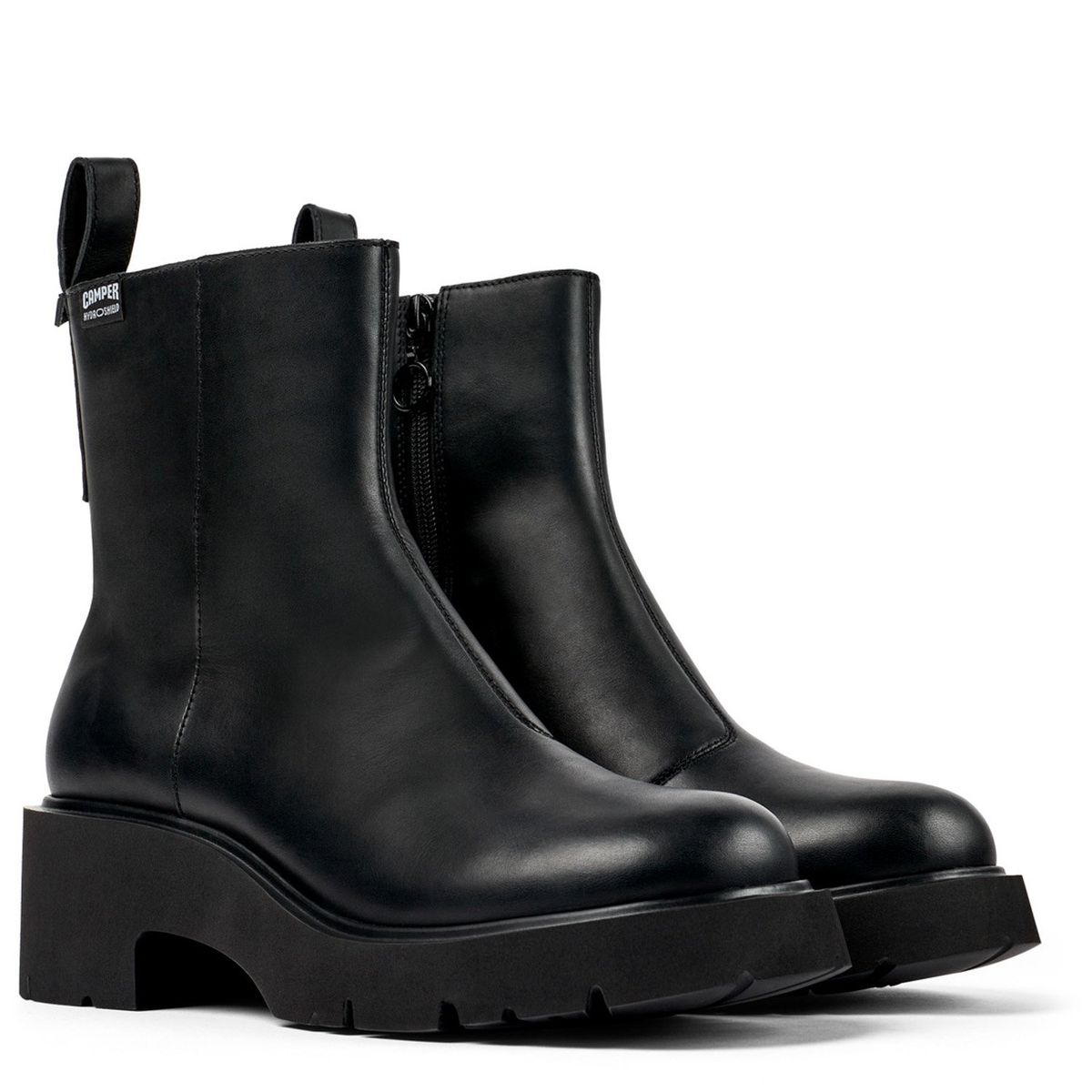 CAMPER - Botín Cuero Negro Mujer Camper