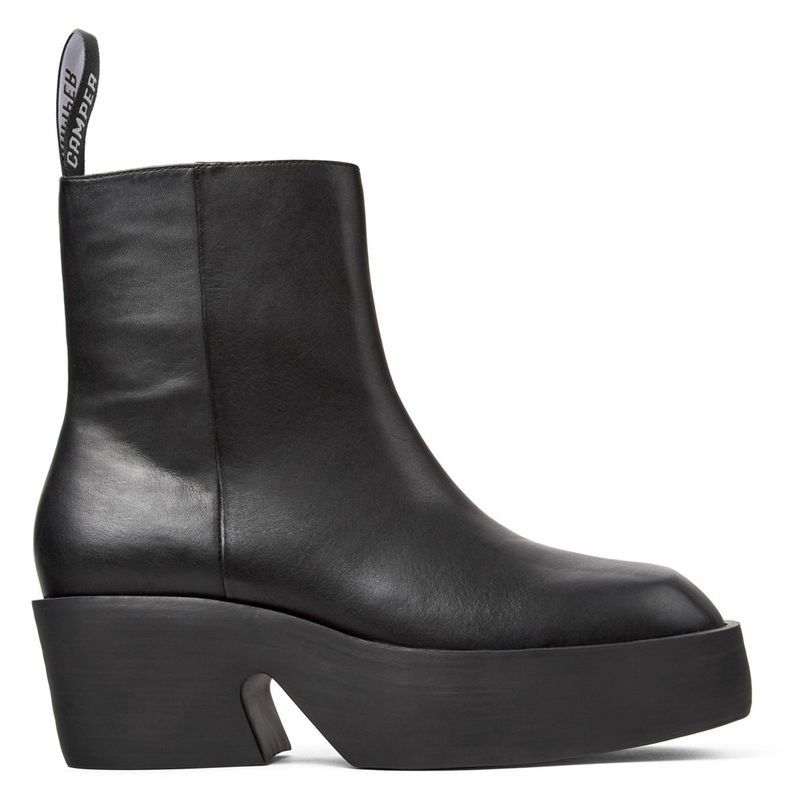 CAMPER - Botín Mujer Cuero Negro Camper