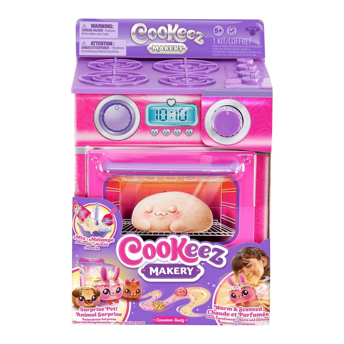 COOKEEZ - Makery Set Horneado Mascota Cinnamon Cookeez