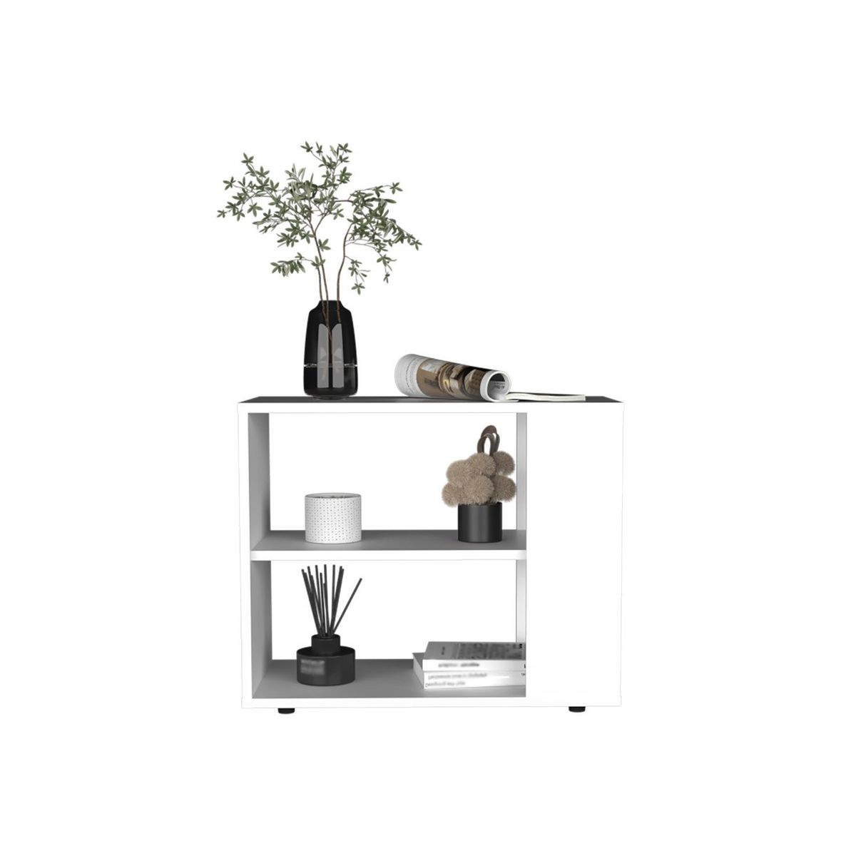 TUHOME - Mesa Lateral Garden - Blanco Tuhome