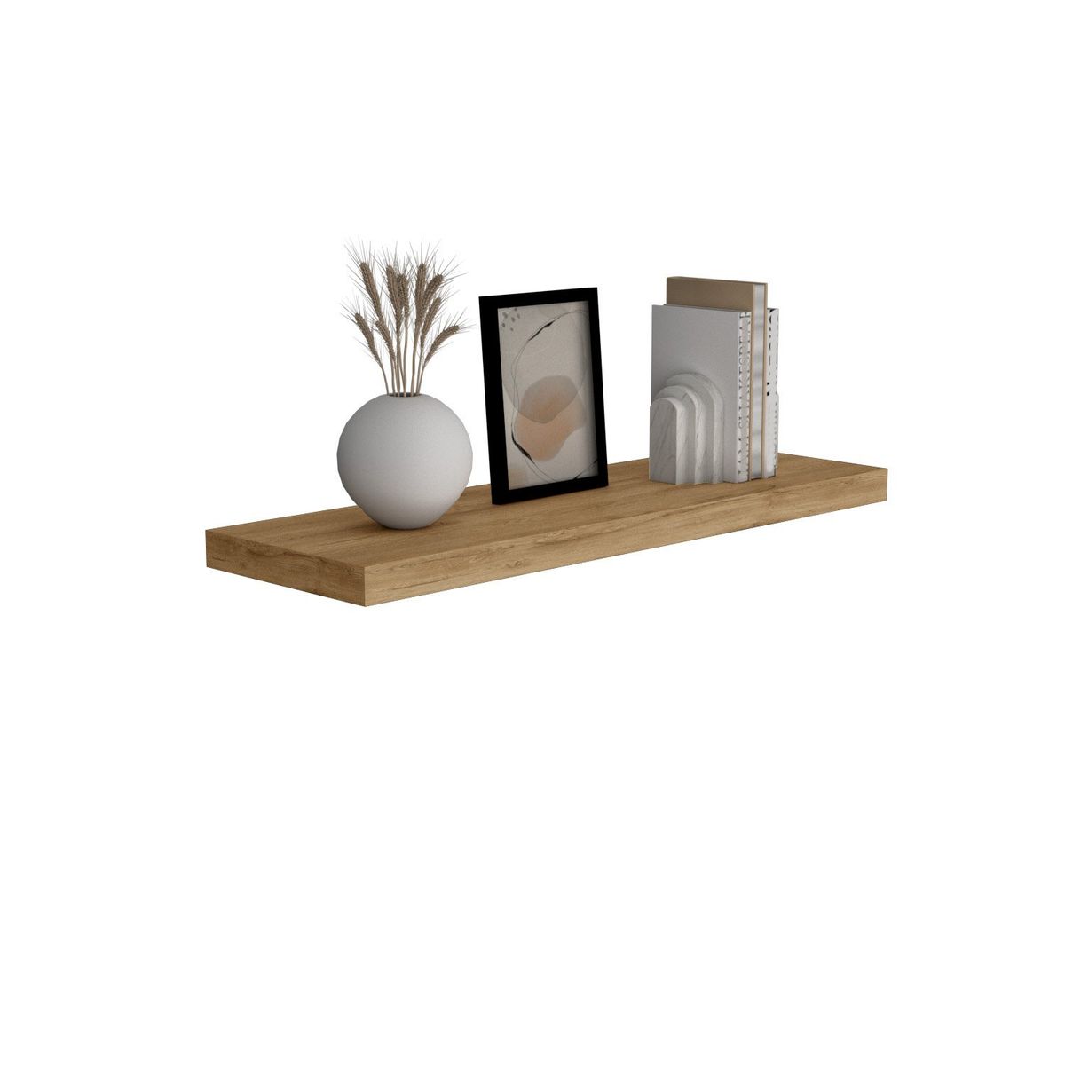 TUHOME - Repisa Flotante 80X25X3.8 Cm - Maca Tuhome