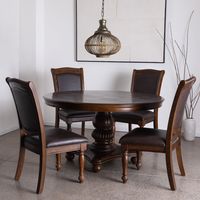 Juego De Comedor New King Redondo Mesa/4 Sillas