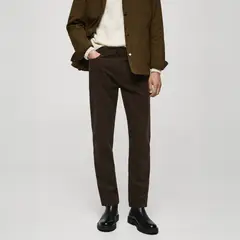 MANGO MAN - Pantalón Pana Regular Fit Hombre