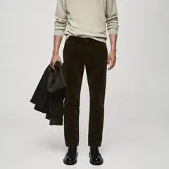 MANGO MAN - Pantalón Pana Slim Fit Hombre