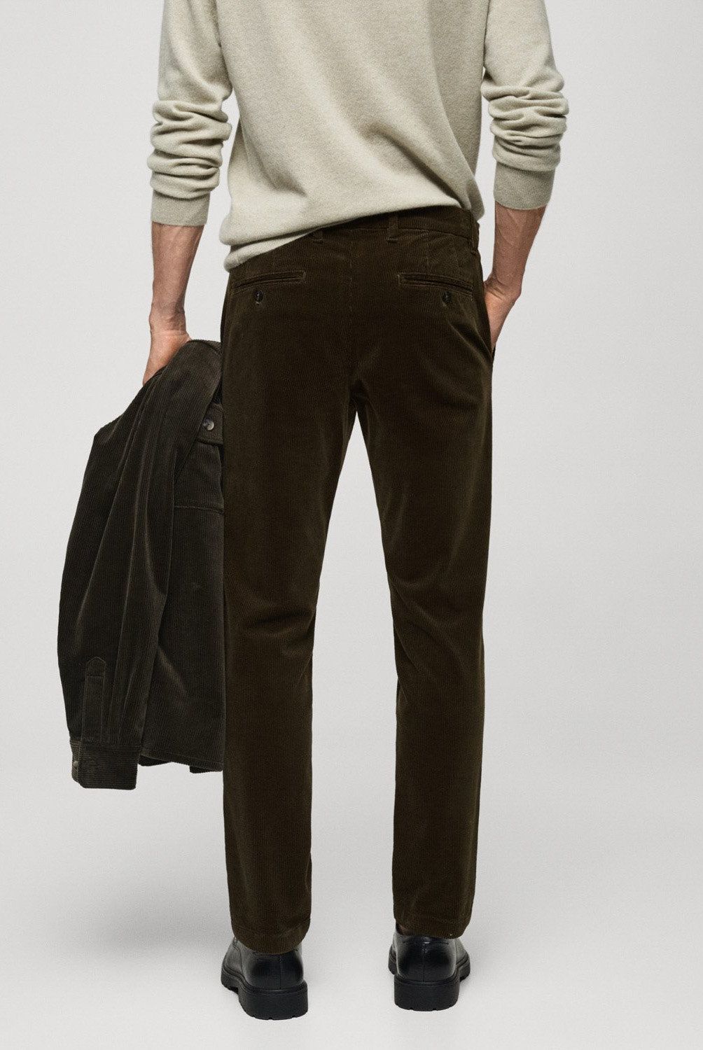 MANGO MAN - Pantalón Pana Slim Fit Hombre Mango Man