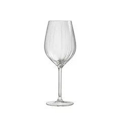 ROYAL - Set 4 Copas Vino Tinto Vidrio 500 Ml Plissé