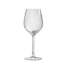 ROYAL - Set 4 Copas Vino Blanco Vidrio 380 Ml Plissé