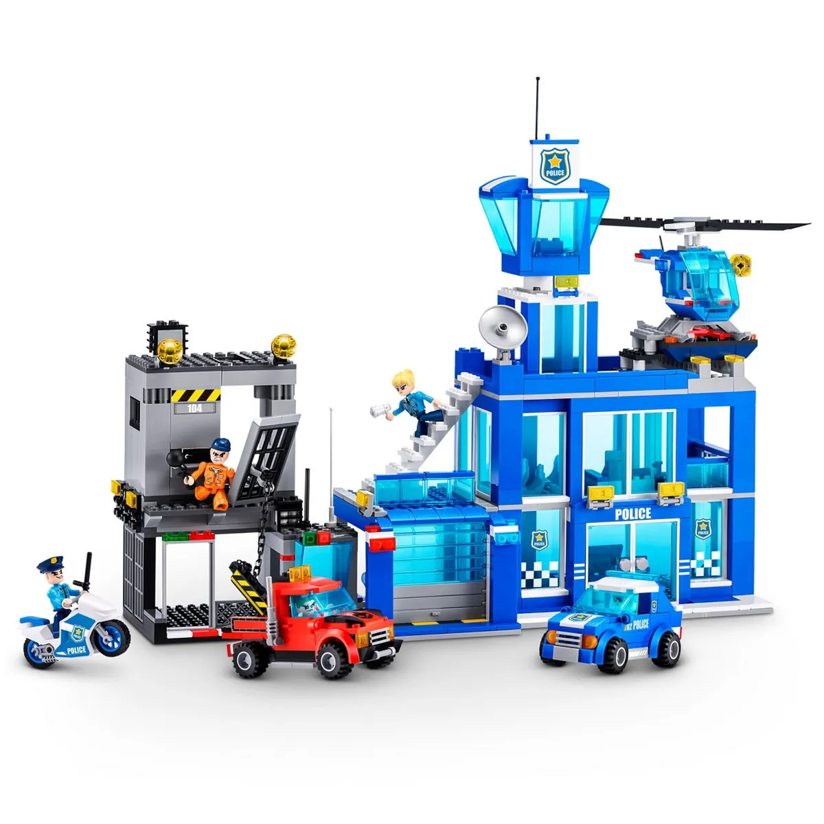 MAX - Set 870 Bloques Estacion Policia Max