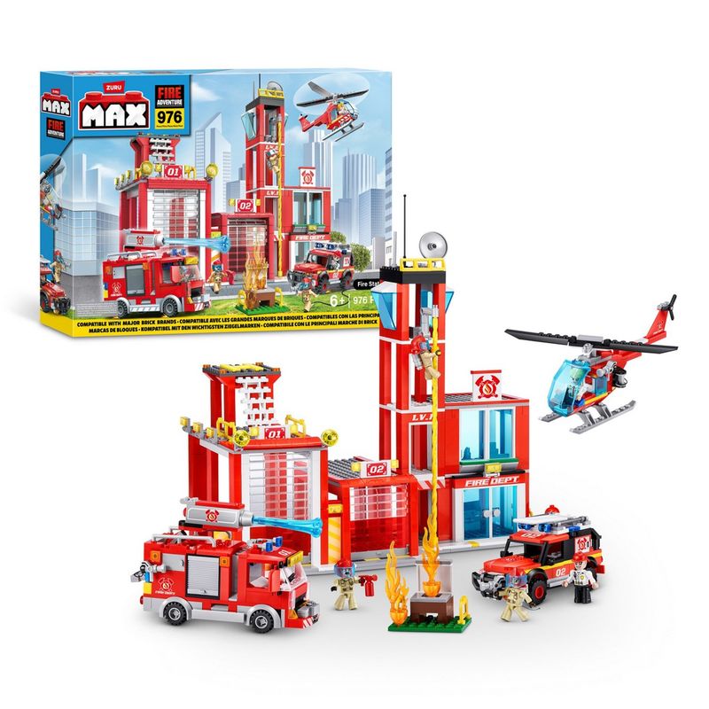 MAX - Set 933 Bloques Estacion Bomberos Max
