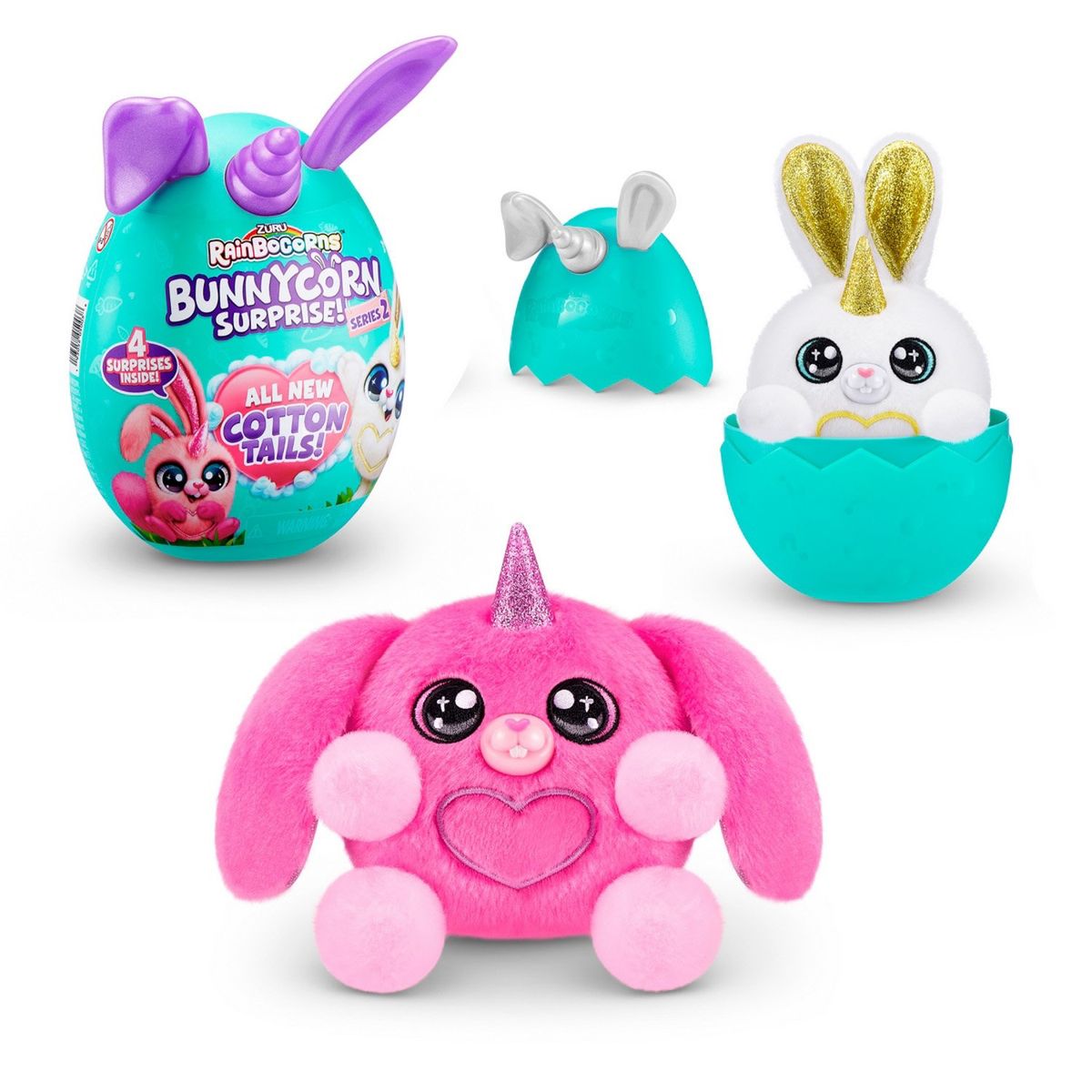 RAINBOCORN - Huevo Sorpresa Conejos Rainbocorn