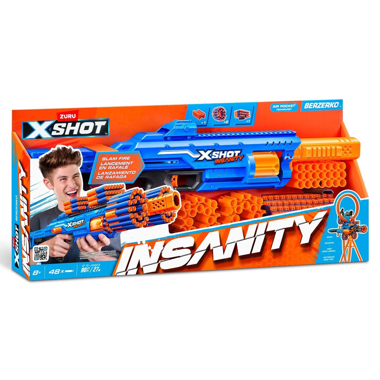 X-SHOT Lanza Dardos Insanity Berzerko X-Shot | falabella.com