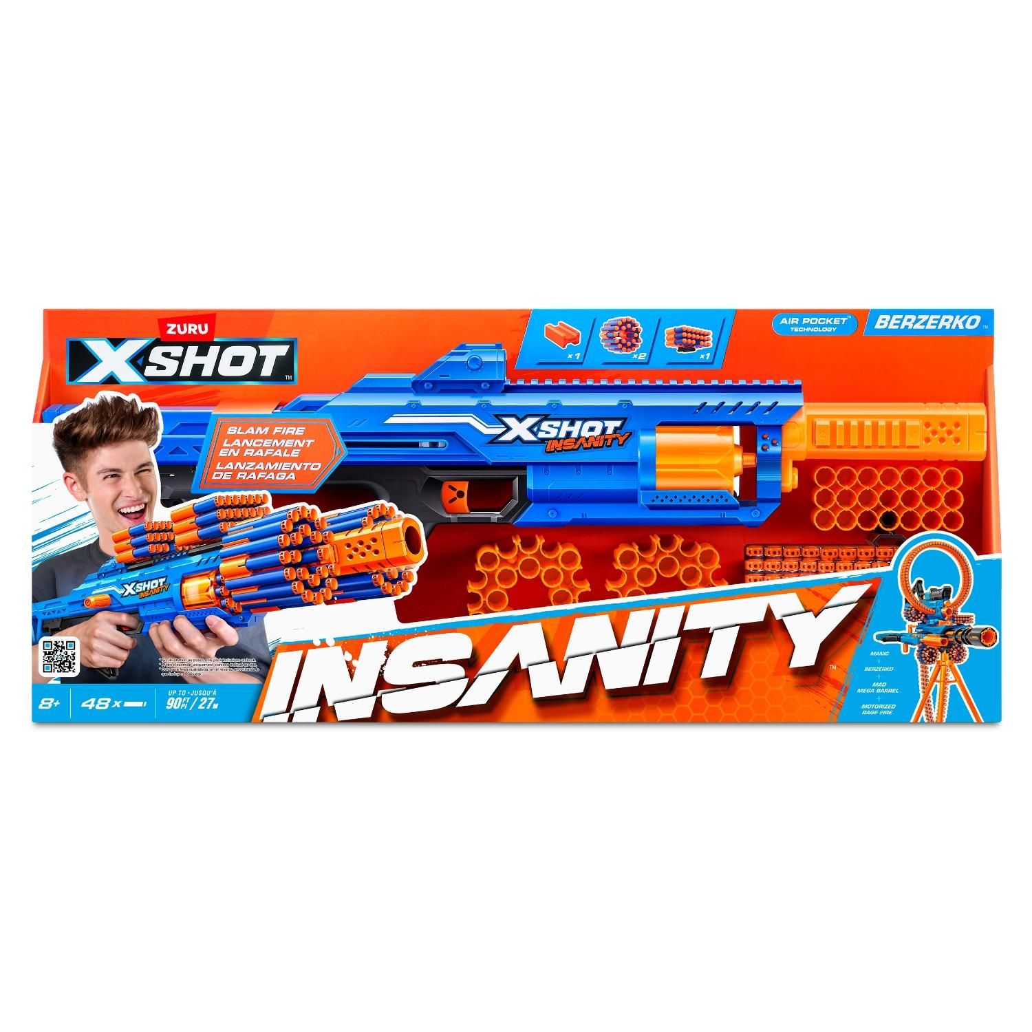 X-SHOT Lanza Dardos Insanity Berzerko X-Shot | Falabella Chile