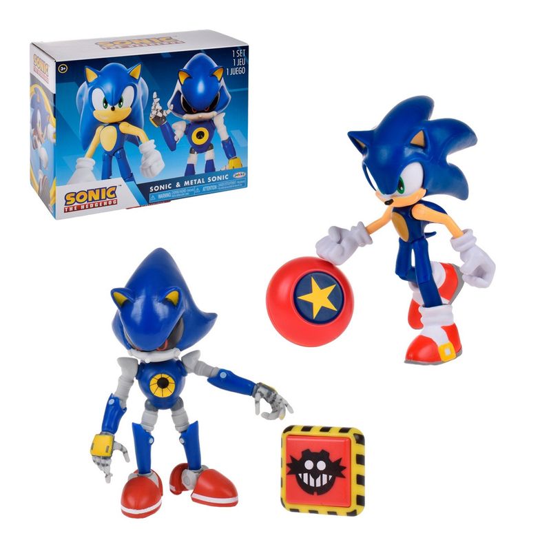 SONIC - Pack 2 Figuras Moderno  Sonic