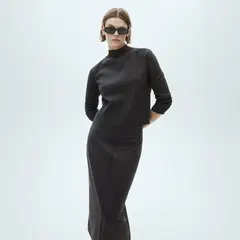 MANGO - Sweater Punto Cuello Perkins Mujer