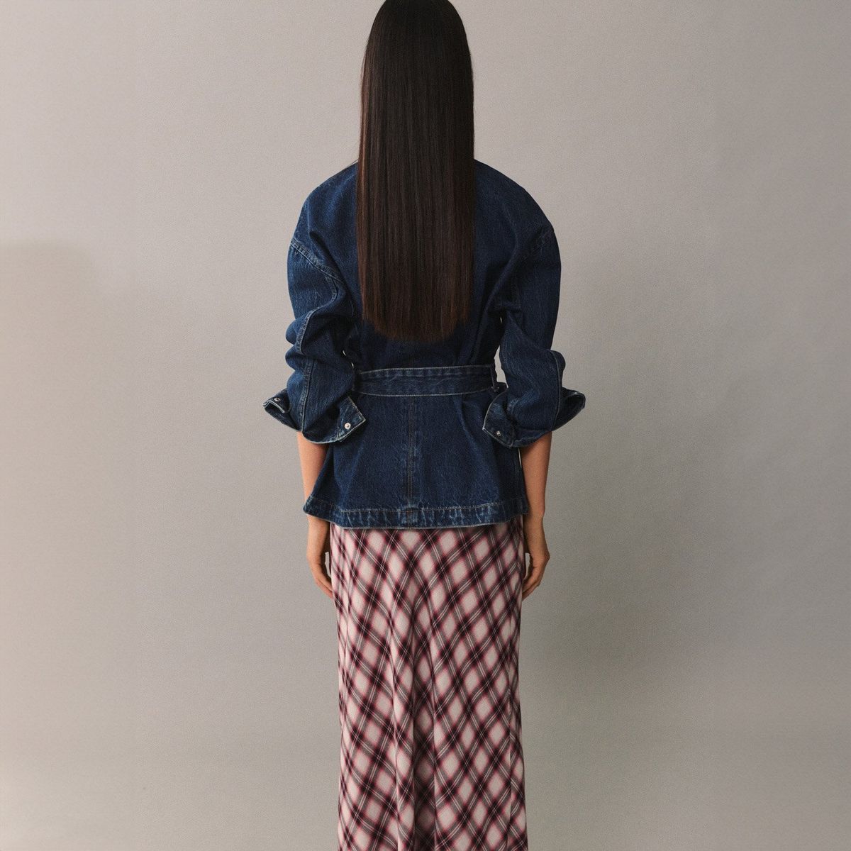 MANGO - Chaqueta Vaquera Lazo Mujer Mango