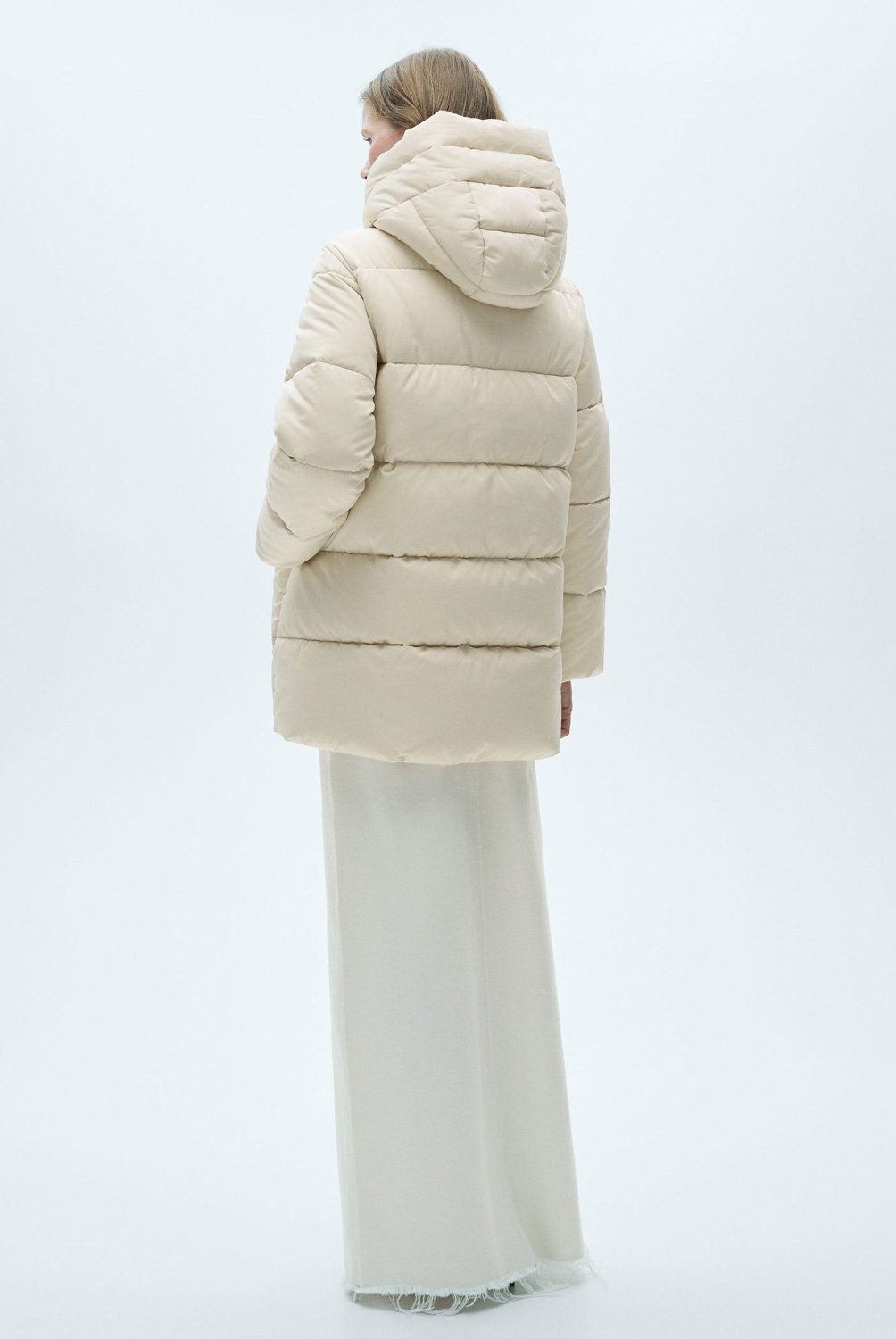 MANGO - Parka Acolchado Capucha Mujer Mango