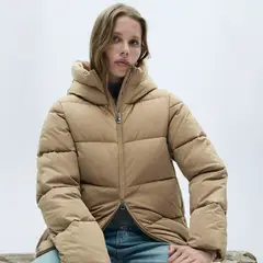 MANGO - Parka Tokio Acolchado Capucha Mujer