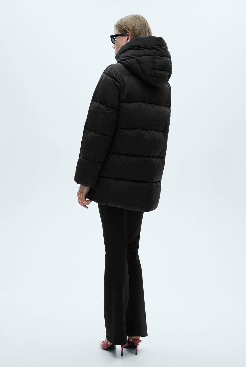 MANGO - Parka Acolchado Capucha Mujer Mango