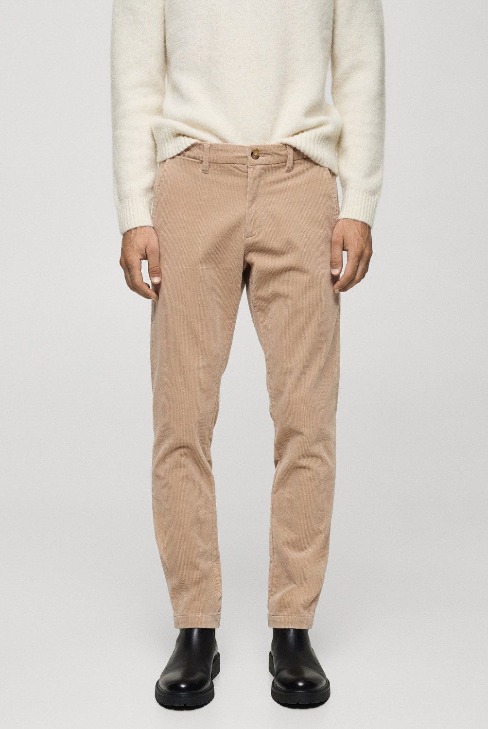 MANGO MAN - Pantalón Pana Slim Fit Hombre Mango Man