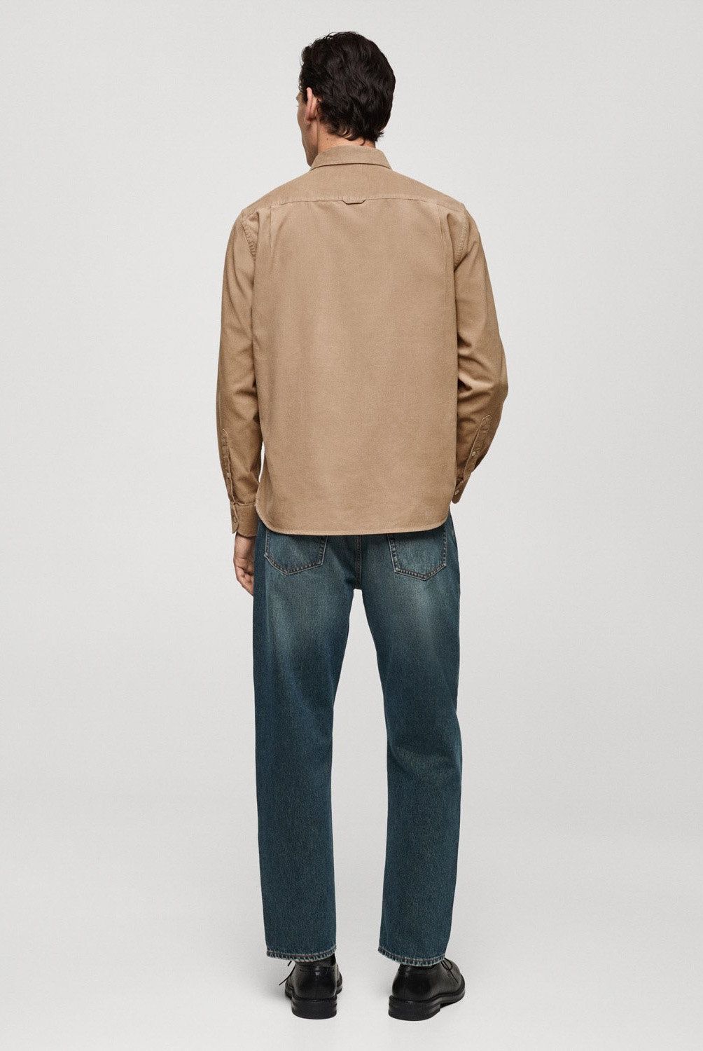 MANGO MAN - Camisa Micropana Classic Fit Hombre Mango Man