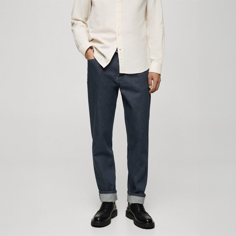 MANGO MAN - Jeans Regular Fit Oscuros Hombre Mango Man