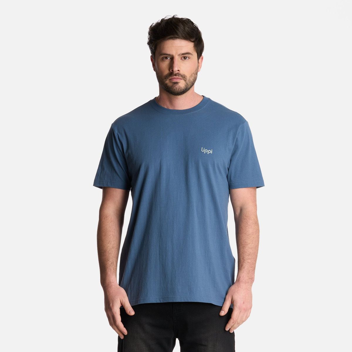 LIPPI - Polera Manga Corta Logo Hombre Lippi