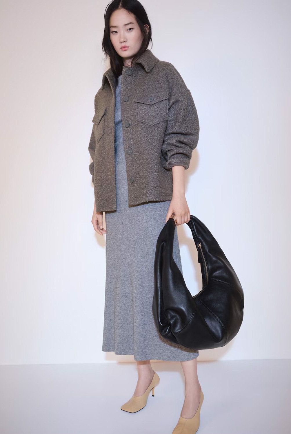 MANGO - Chaqueta Bouclé Bolsillos Mujer Mango