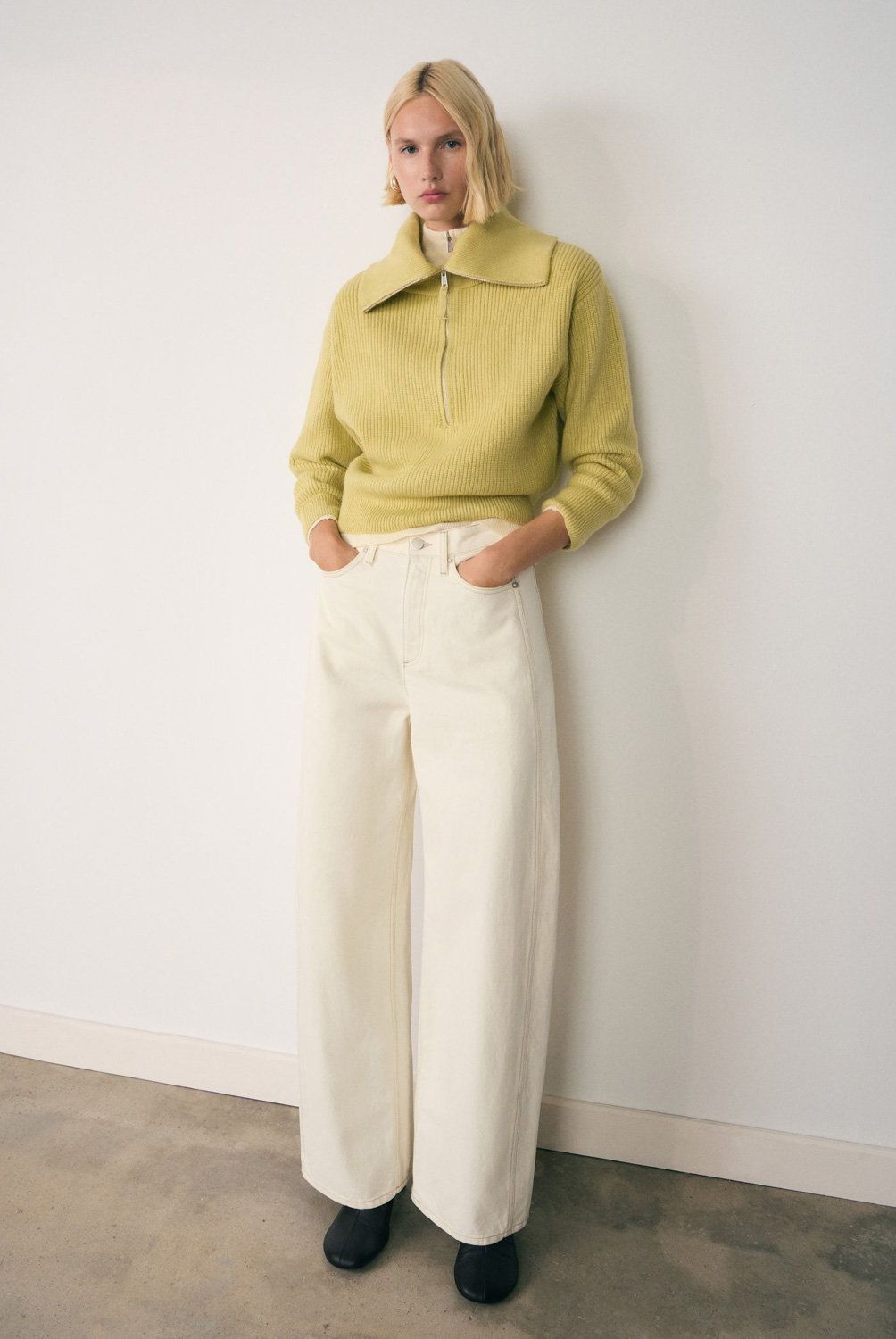 MANGO - Sweater Cuello Cremallera Mujer Mango