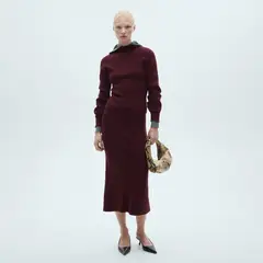MANGO - Sweater Canalé Cuello Redondo Mujer