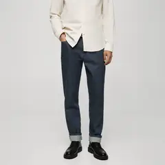 MANGO MAN - Jeans Regular Fit Oscuros Hombre
