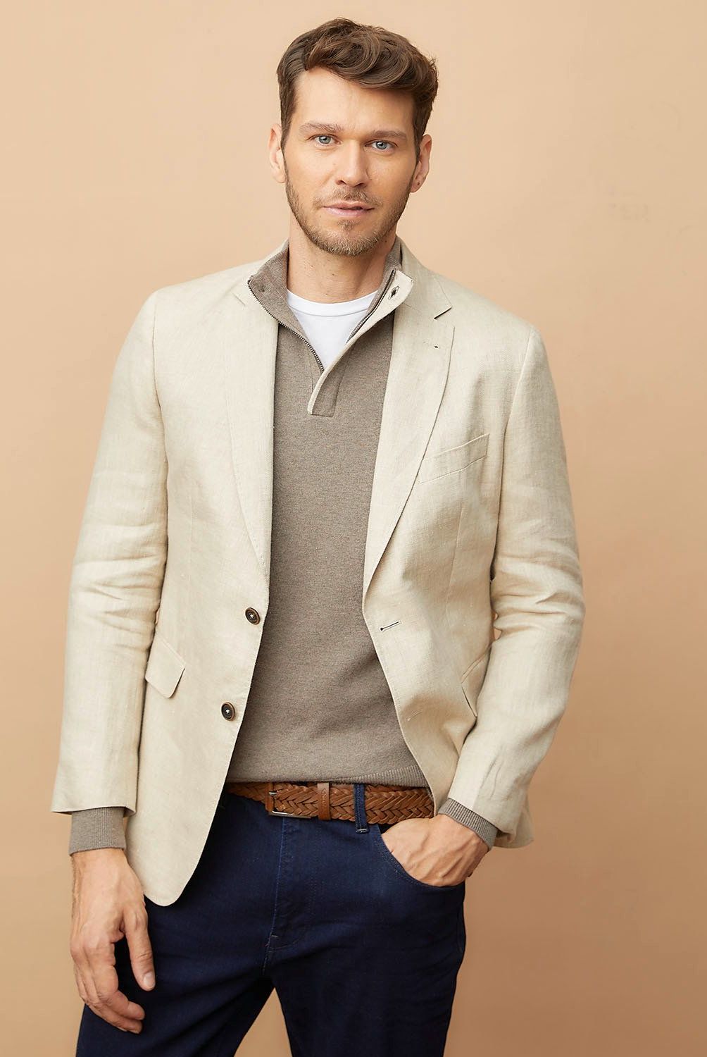 LA MARTINA - Vestón Regular Fit Lino Hombre La Martina