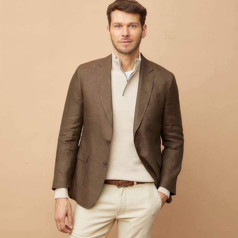 LA MARTINA - Vestón Regular Fit Lino Hombre La Martina