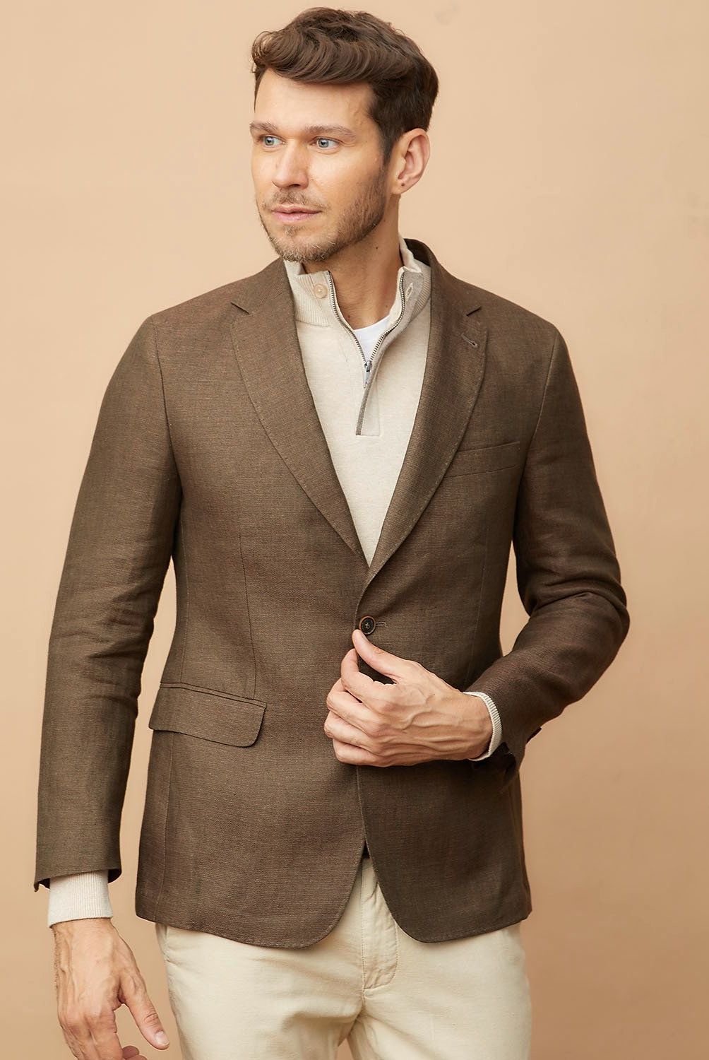 LA MARTINA - Vestón Regular Fit Lino Hombre La Martina