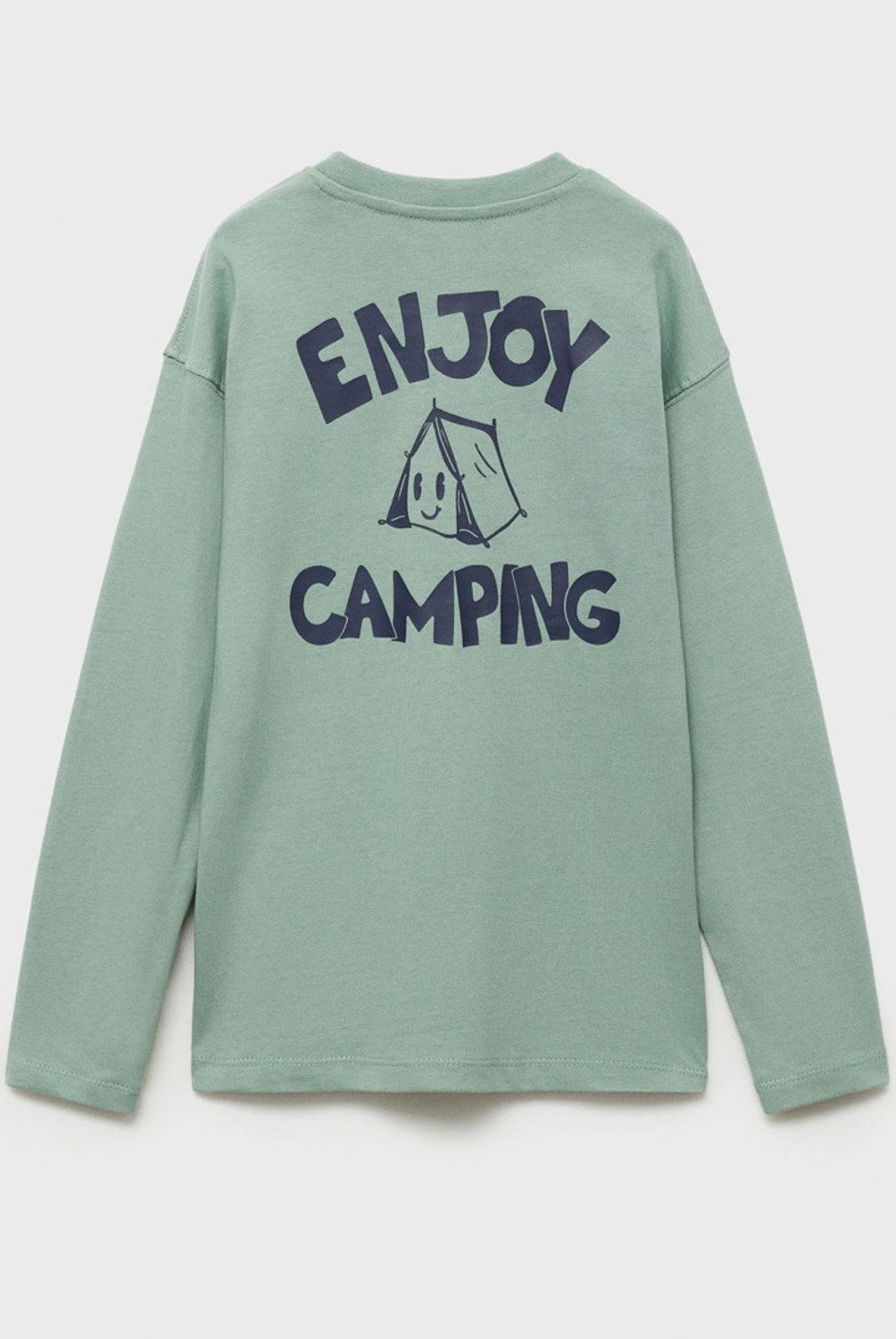 MANGO KIDS - Polera Manga Larga Estampada Niño Mango Kids