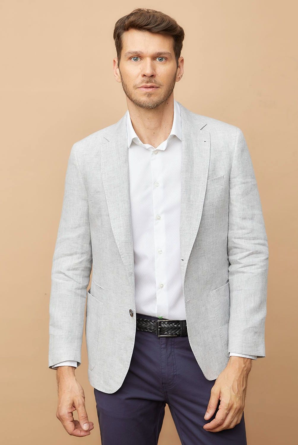 LA MARTINA - Vestón Regular Fit Lino Hombre La Martina