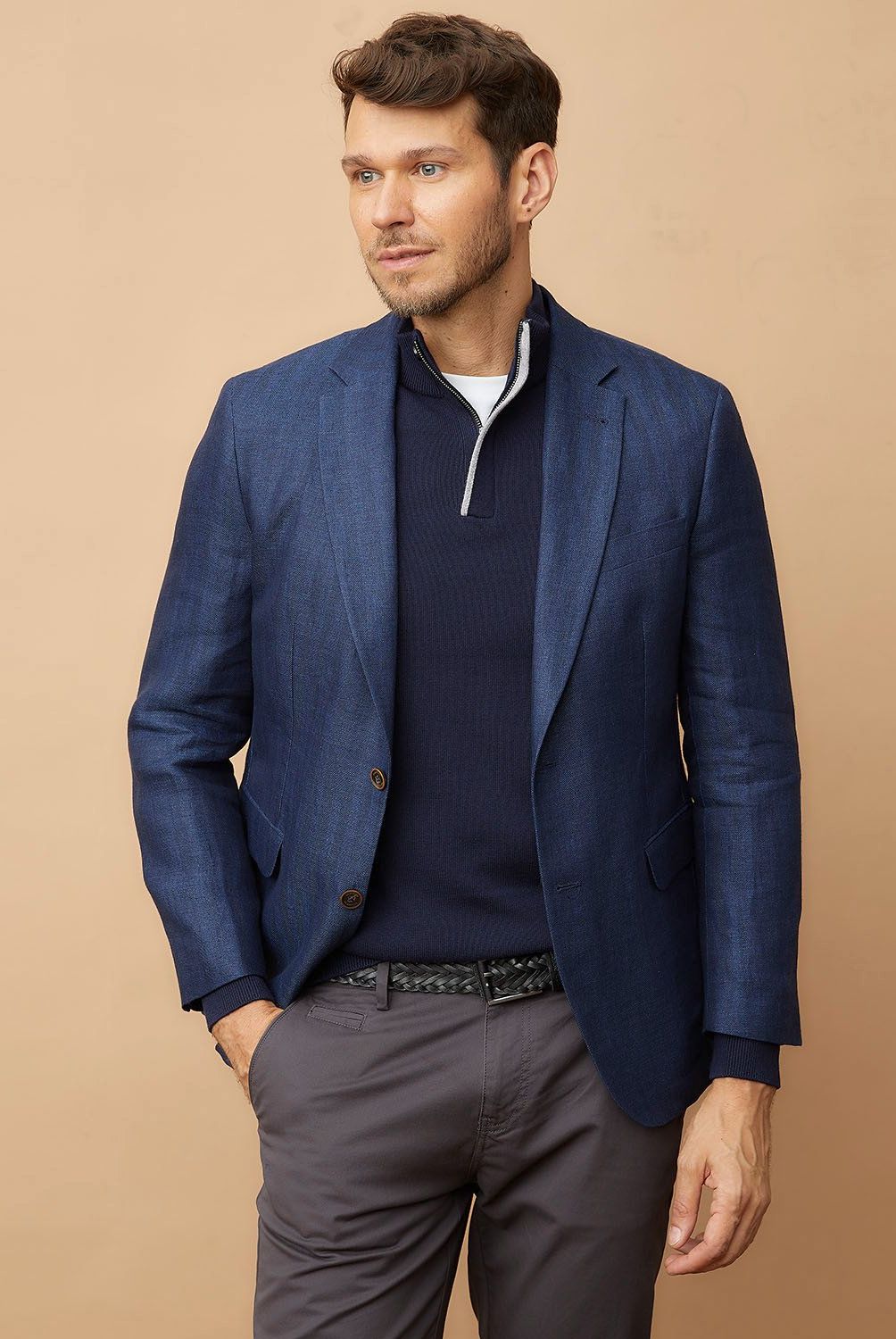 LA MARTINA - Vestón Regular Fit Lino Hombre La Martina