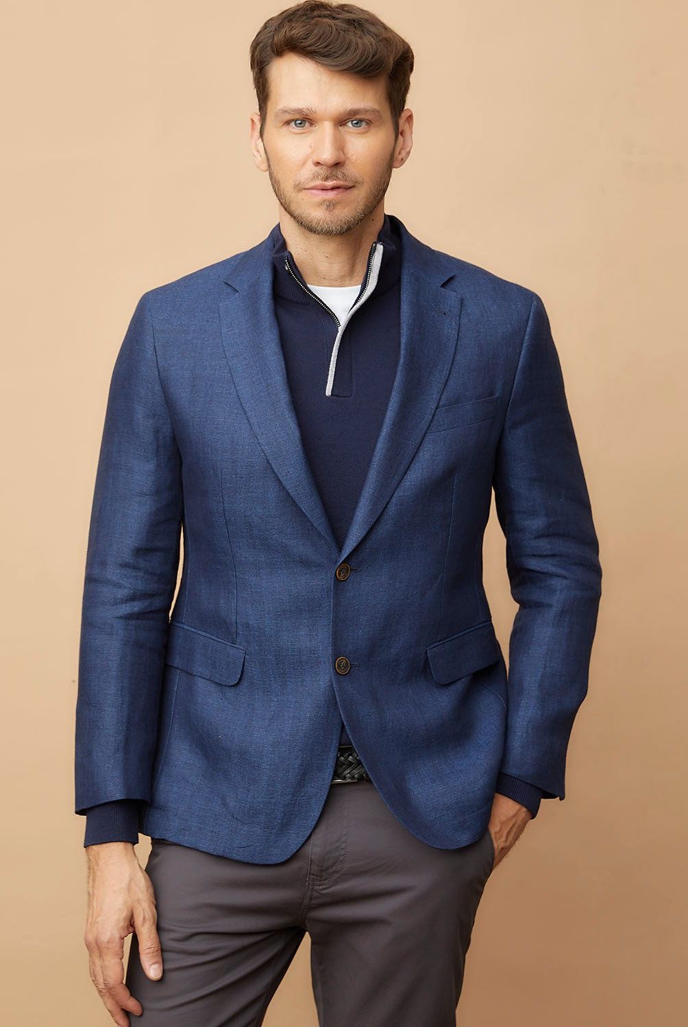 LA MARTINA - Vestón Regular Fit Lino Hombre La Martina