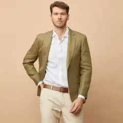 LA MARTINA - Vestón Regular Fit Lino Hombre